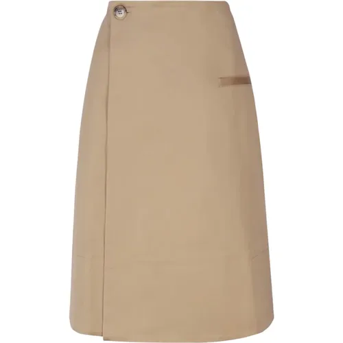 Twill Flare Skirt , female, Sizes: S, XS, M - JW Anderson - Modalova