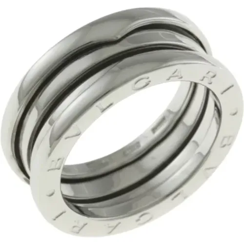 Pre-owned White Gold rings , female, Sizes: ONE SIZE - Bvlgari Vintage - Modalova