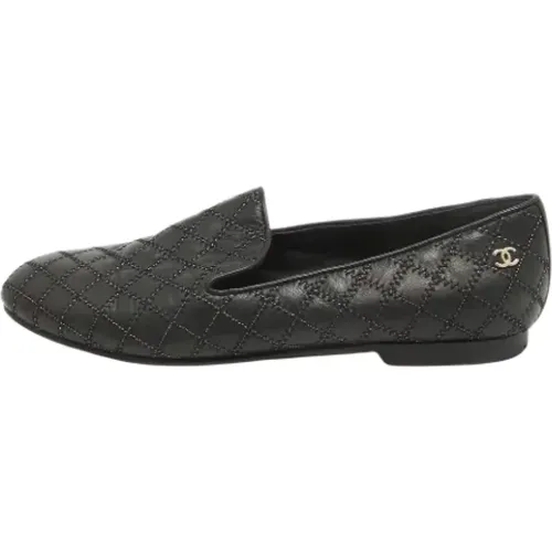 Pre-owned Leather flats , female, Sizes: 3 UK - Chanel Vintage - Modalova