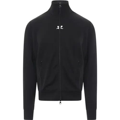 Aw23 Zip Sweatshirt , male, Sizes: XL, L, M, 2XL - Courrèges - Modalova