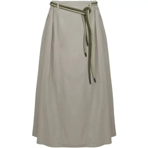 Belted Skirt , female, Sizes: L - BomBoogie - Modalova