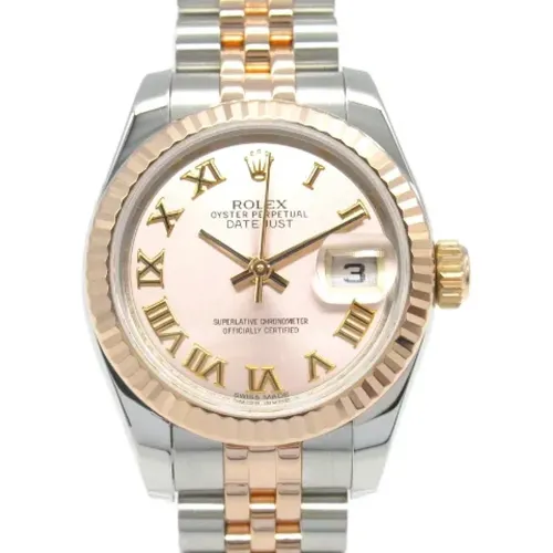 Pre-owned Metal watches , female, Sizes: ONE SIZE - Rolex Vintage - Modalova