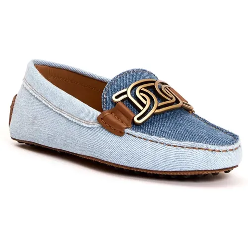 Suede Loafers , female, Sizes: 7 UK - TOD'S - Modalova