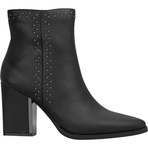 Side zip studded bootie , Damen, Größe: 39 EU - Alma en Pena - Modalova