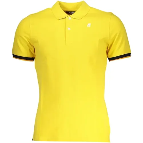 Gelbes Baumwoll-Polo-Shirt , Herren, Größe: 2XL - K-way - Modalova