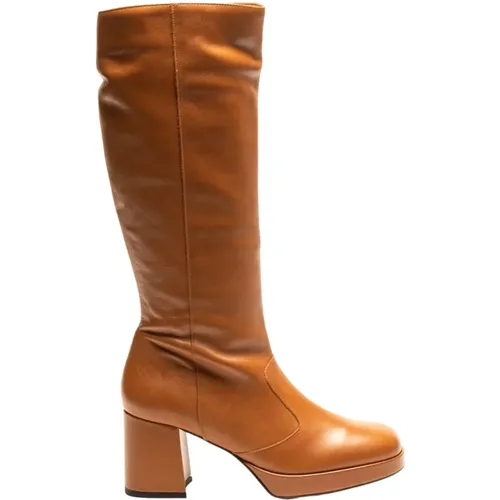 Heeled Boots , female, Sizes: 7 UK, 4 UK, 3 UK - Angel Alarcon - Modalova