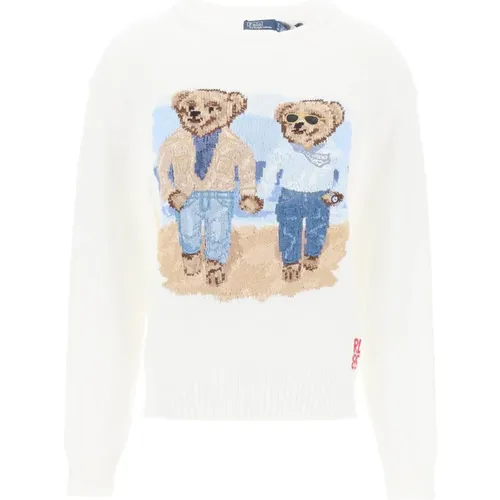 Bear Design Knit Pullover , female, Sizes: M - Ralph Lauren - Modalova