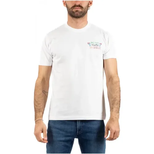 Herren Casual T-Shirt , Herren, Größe: S - Saint Barth - Modalova