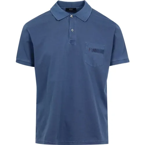 Polo Shirt , male, Sizes: 2XL - Fay - Modalova