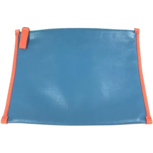 Pre-owned Leather clutches , female, Sizes: ONE SIZE - Salvatore Ferragamo Pre-owned - Modalova