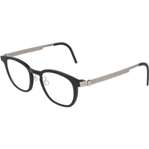 Titanium Square Frame Brille , unisex, Größe: 49 MM - lindbergh - Modalova