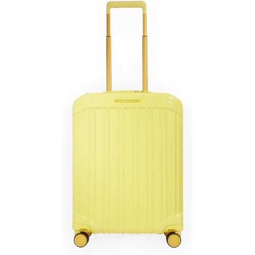 Slim Cabin Trolley Suitcase , male, Sizes: ONE SIZE - Piquadro - Modalova