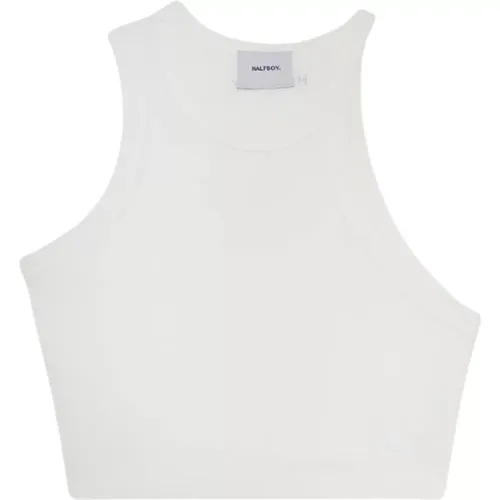 Crop Top Tank , female, Sizes: S - Halfboy - Modalova