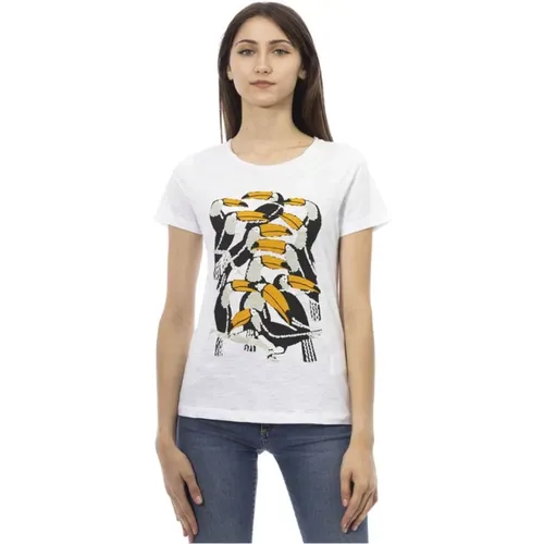 Cotton Tops T-Shirt , female, Sizes: M, XL, 2XL, S, L, XS - Trussardi - Modalova