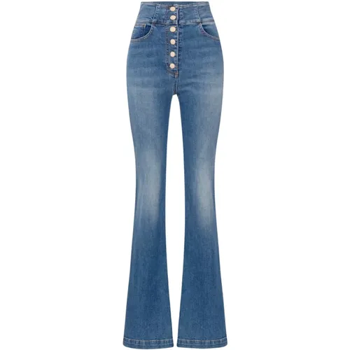 Jeans , female, Sizes: W26, W28, W27, W31, W29, W30 - Elisabetta Franchi - Modalova
