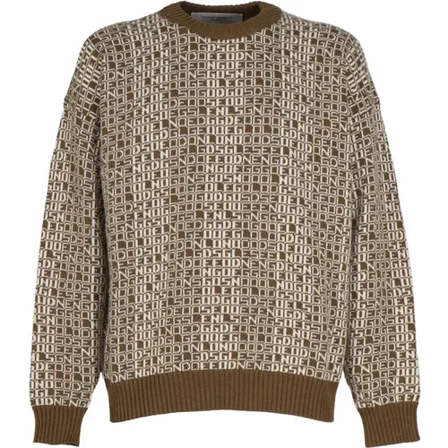 Sweaters with All Over Design , male, Sizes: S, L, M - Golden Goose - Modalova
