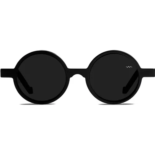Round Bio-Acetate Sunglasses Matte , female, Sizes: 46 MM - Vava Eyewear - Modalova