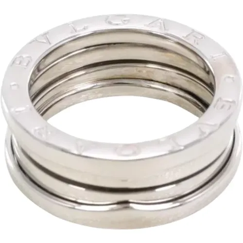 Pre-owned White Gold rings , female, Sizes: ONE SIZE - Bvlgari Vintage - Modalova