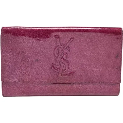 Pre-owned Leder clutches , Damen, Größe: ONE Size - Yves Saint Laurent Vintage - Modalova