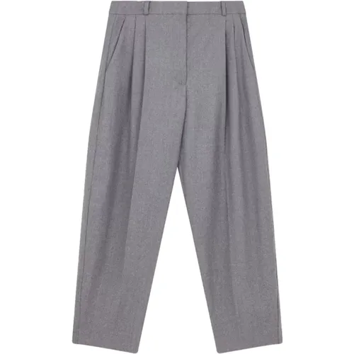 Luxuriöse Graue Wollhose , Damen, Größe: 2XS - Stella Mccartney - Modalova