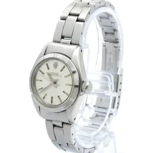 Pre-owned Stainless Steel watches , female, Sizes: ONE SIZE - Rolex Vintage - Modalova