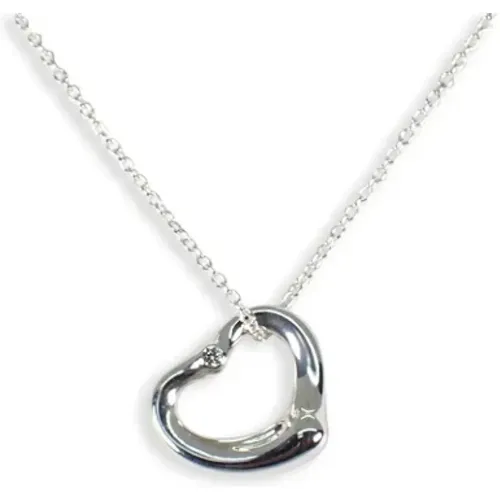 Pre-owned Silver necklaces , female, Sizes: ONE SIZE - Tiffany & Co. Pre-owned - Modalova