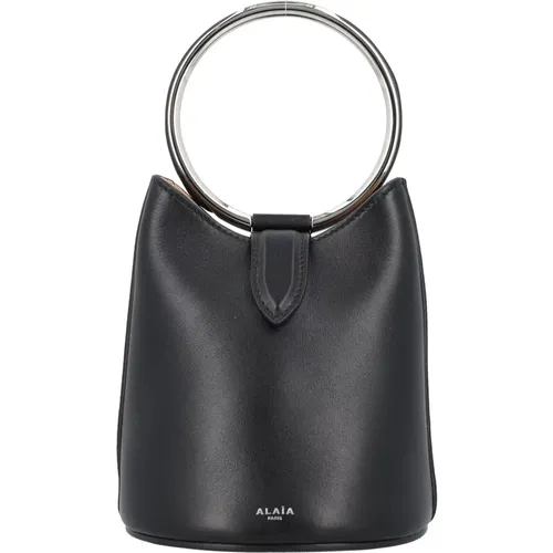 Ring Bucket Handbag , female, Sizes: ONE SIZE - Alaïa - Modalova