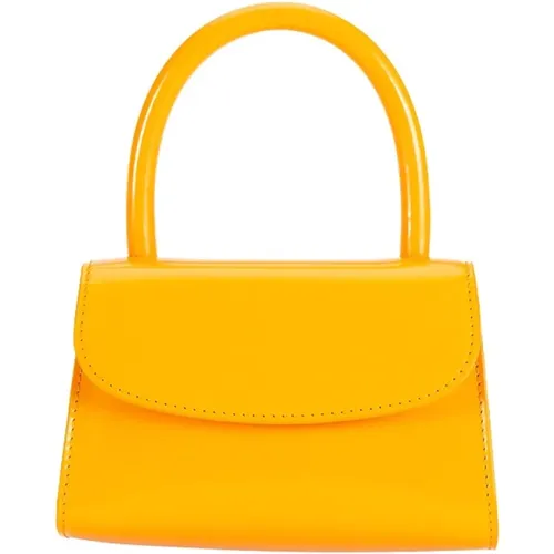 Orange Leder Mini Tasche By FAR - By FAR - Modalova