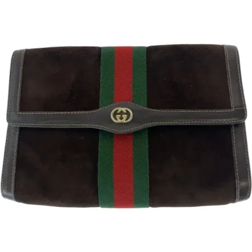 Pre-owned Leder clutches - Gucci Vintage - Modalova