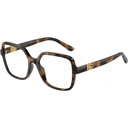 DG CrossedLarge Eyeglass Frames , female, Sizes: 55 MM - Dolce & Gabbana - Modalova