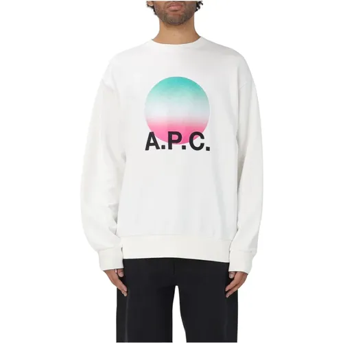 Sunset Sweatshirt , male, Sizes: L - A.p.c. - Modalova