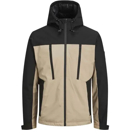 Jack Jones Jacke Abel Übergangsjacke , Herren, Größe: L - jack & jones - Modalova