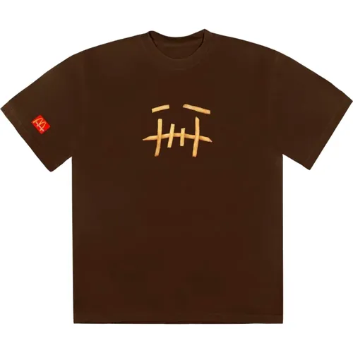 Limitierte Auflage Fry II T-shirt Braun , Herren, Größe: S - Travis Scott - Modalova