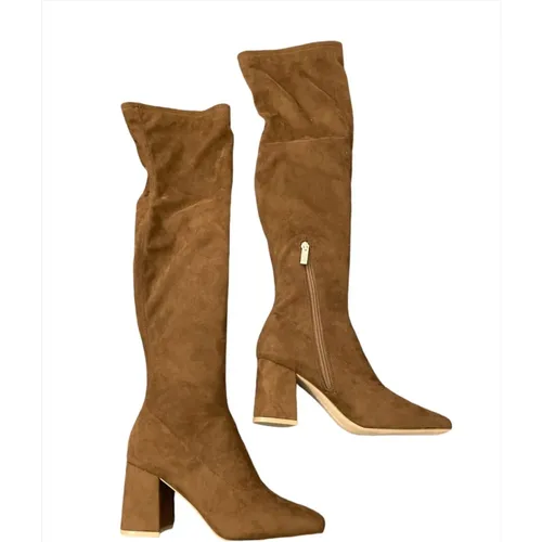 Luxurious Over-knee Boots for Fashionable Women , female, Sizes: 7 UK - Steve Madden - Modalova