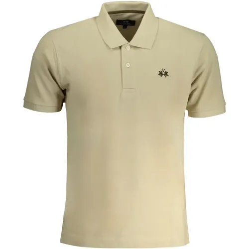 Baumwoll-Poloshirt mit Stickerei , Herren, Größe: 2XL - LA MARTINA - Modalova