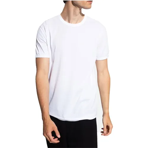 Weißes T-Shirt - Regular Fit, Runder Ausschnitt, Kurze Ärmel - Dolce & Gabbana - Modalova