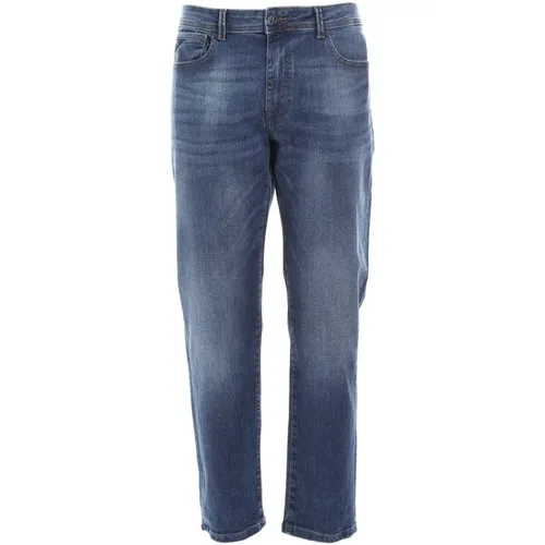 Denim Jeans mit sauberen Linien , Herren, Größe: W30 - YES ZEE - Modalova