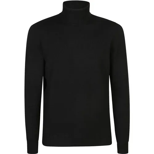 Schwarzer Rollkragenpullover Dolcevita Stil , Herren, Größe: M - Drumohr - Modalova