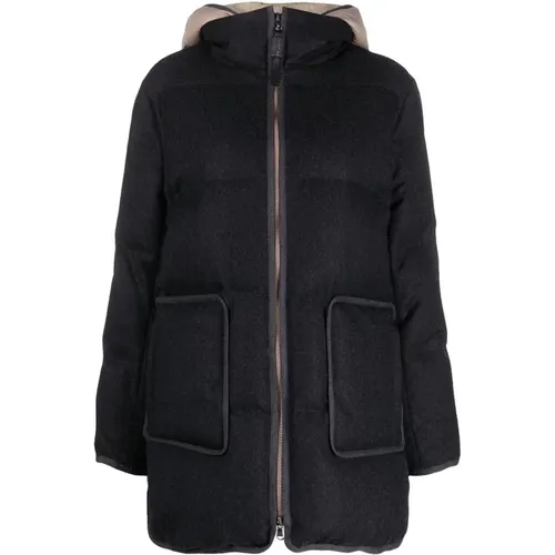 Gray Wool Jacket Aw20 , female, Sizes: M - BRUNELLO CUCINELLI - Modalova