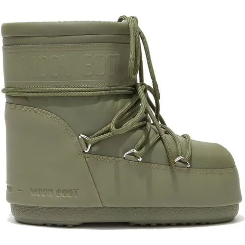 Grüne Icon Low Gummistiefel , Herren, Größe: 42 EU - moon boot - Modalova