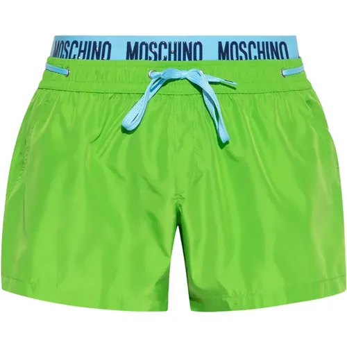 Grüne Sea Kleidung Shorts , Herren, Größe: 2XL - Moschino - Modalova