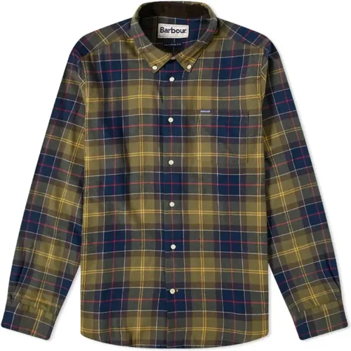 Klassisches Tartan Maßgeschneidertes Hemd , Herren, Größe: XL - Barbour - Modalova