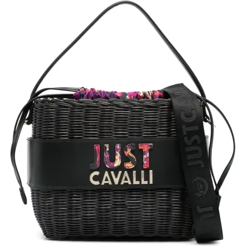 Schwarze Schultertasche für Frauen - Just Cavalli - Modalova