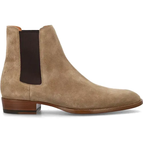 Chelsea Stiefel Geschlossene Spitze Cigar - Saint Laurent - Modalova