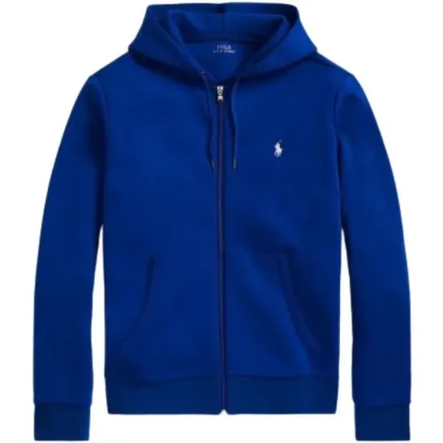 Reißverschluss-Hoodie aus Baumwollmischung , Herren, Größe: S - Polo Ralph Lauren - Modalova