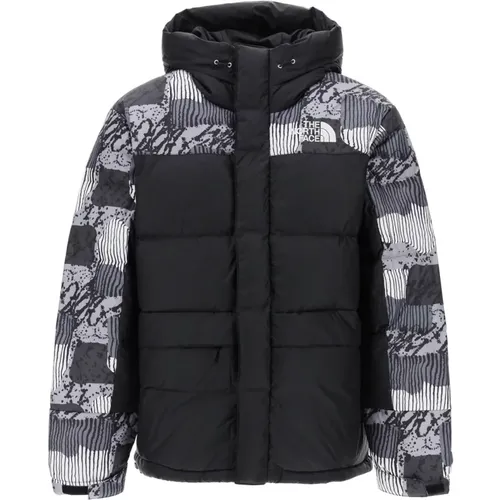 Abstrakte Ripstop-Daunenjacke , Herren, Größe: XL - The North Face - Modalova