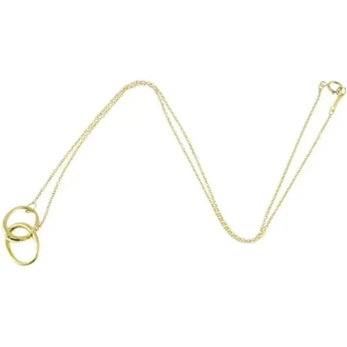 Pre-owned Gold necklaces , female, Sizes: ONE SIZE - Tiffany & Co. Pre-owned - Modalova