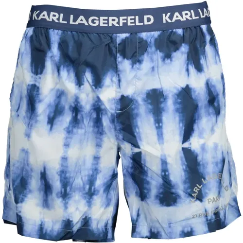 Strandbekleidung Blau Herren Badehose - Karl Lagerfeld - Modalova