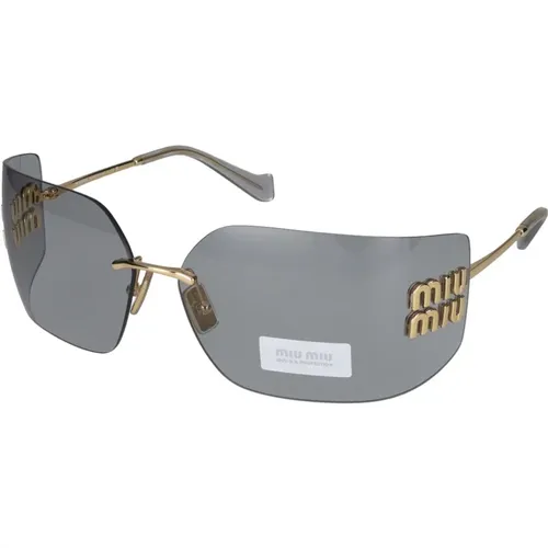 Stylische Sonnenbrille 0MU 54Ys , Damen, Größe: ONE Size - Miu Miu - Modalova