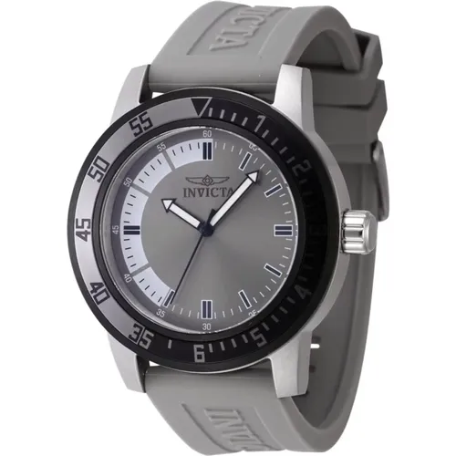 Specialty Men's Quartz Watch - Grey Dial , male, Sizes: ONE SIZE - Invicta Watches - Modalova